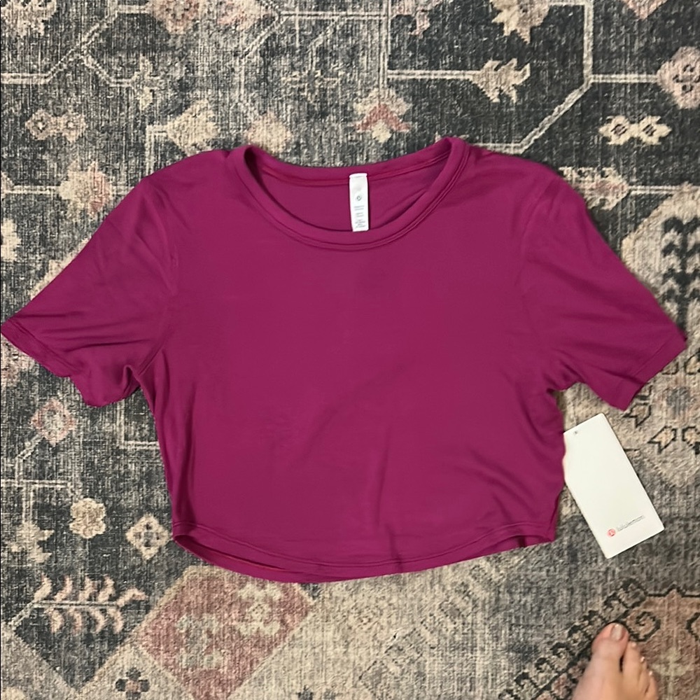 Women's Purple Crop Top